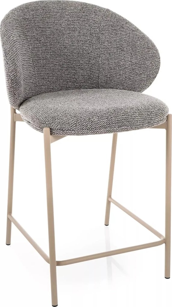 Barová stolička Kioto H-2 šedá/kašmír