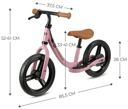 KINDERKRAFT - Odrážadlo SPACE ružová