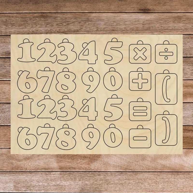 Drevená montessori zmyslová pomôcka - Matematika | SENTOP H017