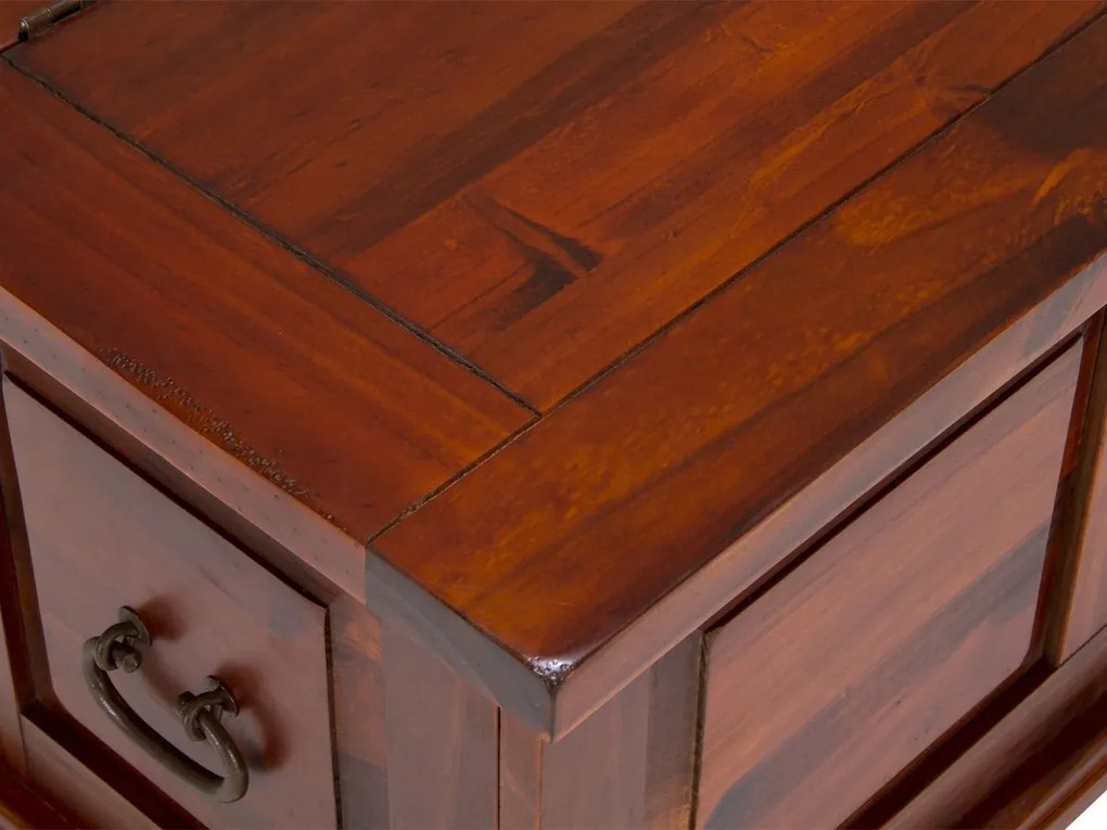 furniture-nabytek.cz - Masívna truhlica Catana z borovicového dreva, lakovaná, hnedá