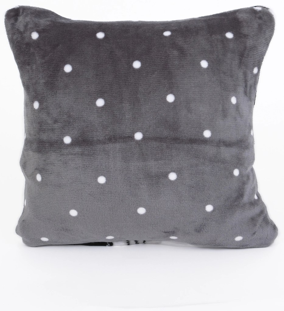 Obliečka na vankúšik mikroplyš Exclusive 40 × 40 cm - Hasana sivá
