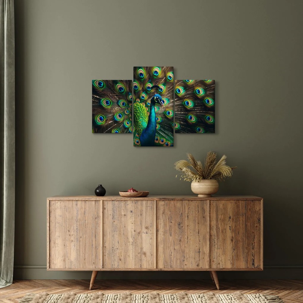 Obraz – Páv (90x60 cm)