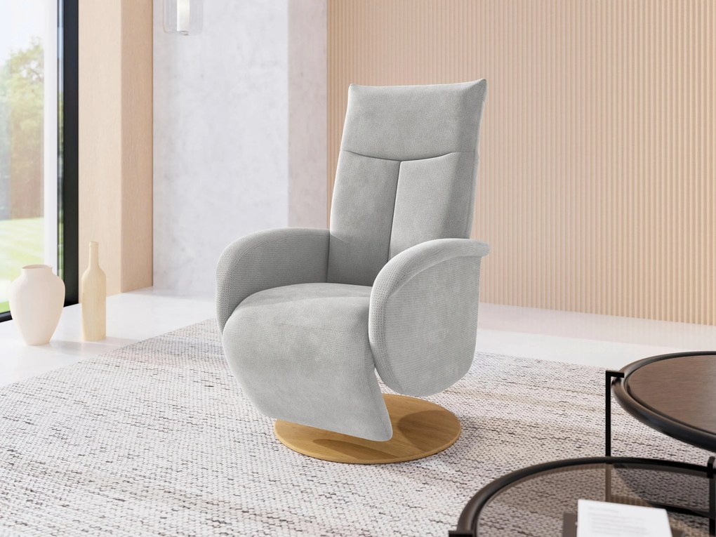 XXXLutz RELAXAČNÉ KRESLO, textil, strieborná Sit & More - Online Only obývacie izby - 0001440257D7
