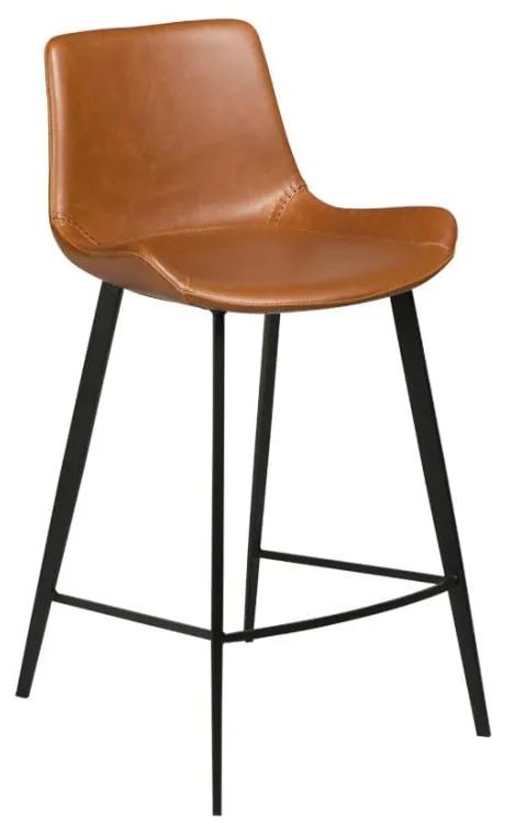 Svetlohnedá koženková barová stolička DAN-FORM Denmark Hype