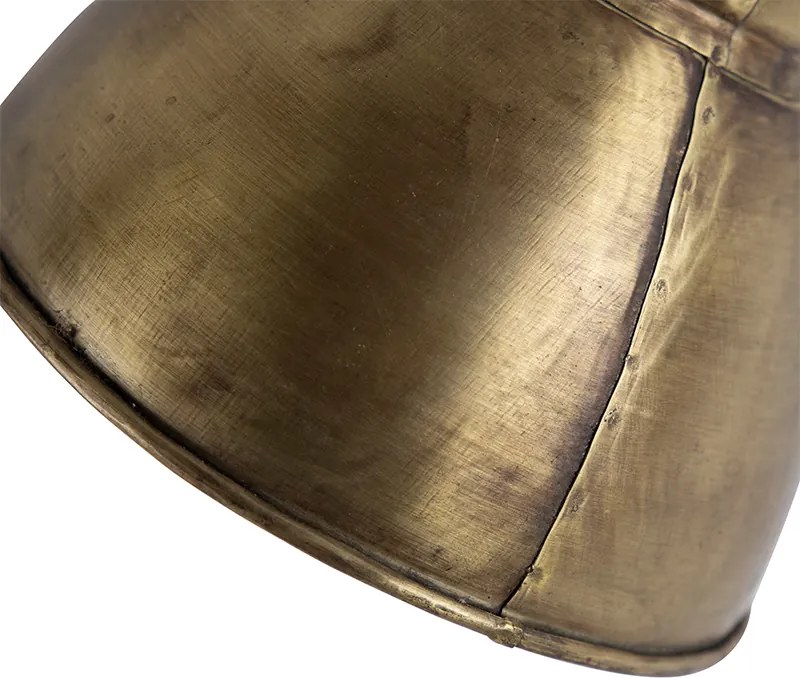 Inteligentný stropný reflektor bronzový s drevom 18 cm vrátane WiFi A60 - Mangoes