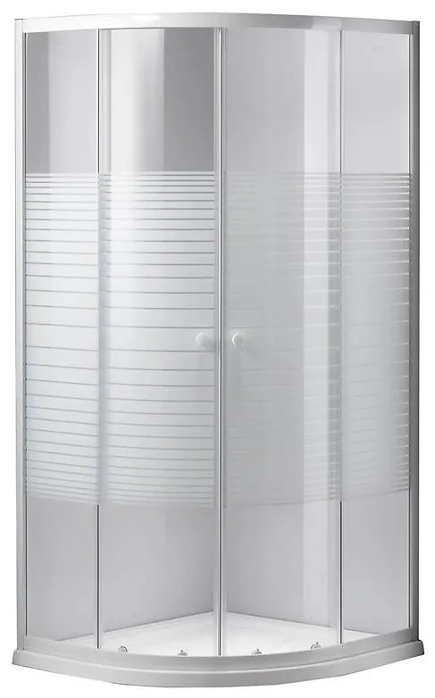 Štvrťkruhový Sprchový kút Mavik 90/90/185