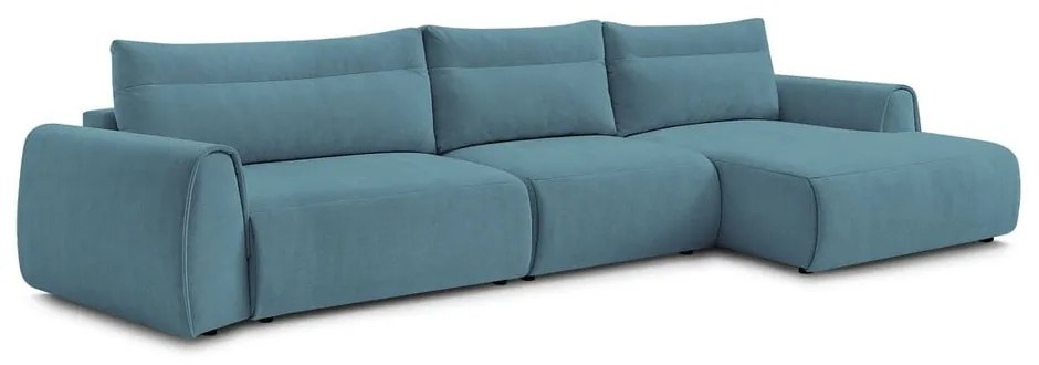 Modrá rohová pohovka Aden – Bobochic Paris