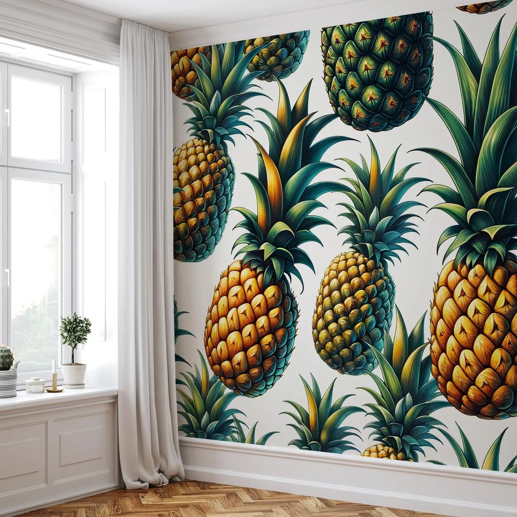 Fototapeta - Ananásy (147x102 cm)