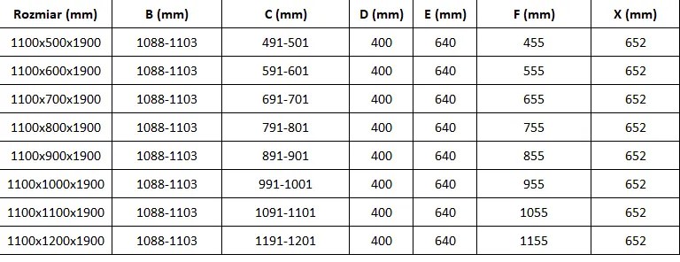 Mexen Roma, sprchovací kút 110 (dvere) x 80 (stena) cm, 6mm číre sklo, chrómový profil, 854-110-080-01-00