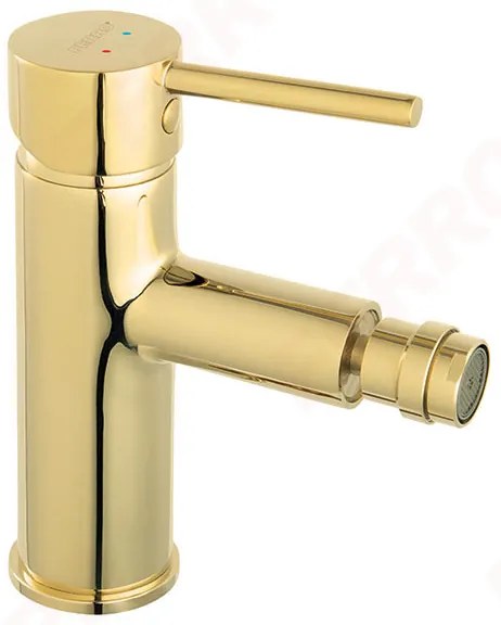 Ferro Fiesta, stojanková bidetová batéria, zlatá lesklá, BFI6G