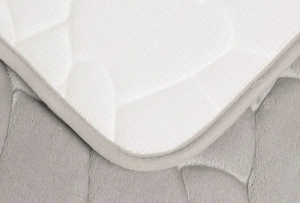 BO-MA, Protišmyková kúpeľňová predložka 3D 133 sand, 50x80, šedá, kúpeľňa