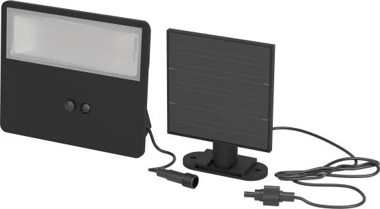 Eglo 901086-LED Solárne nástenné svietidlo PANETTIERI LED/8,7W/3,7 1800mAh IP44 čierne