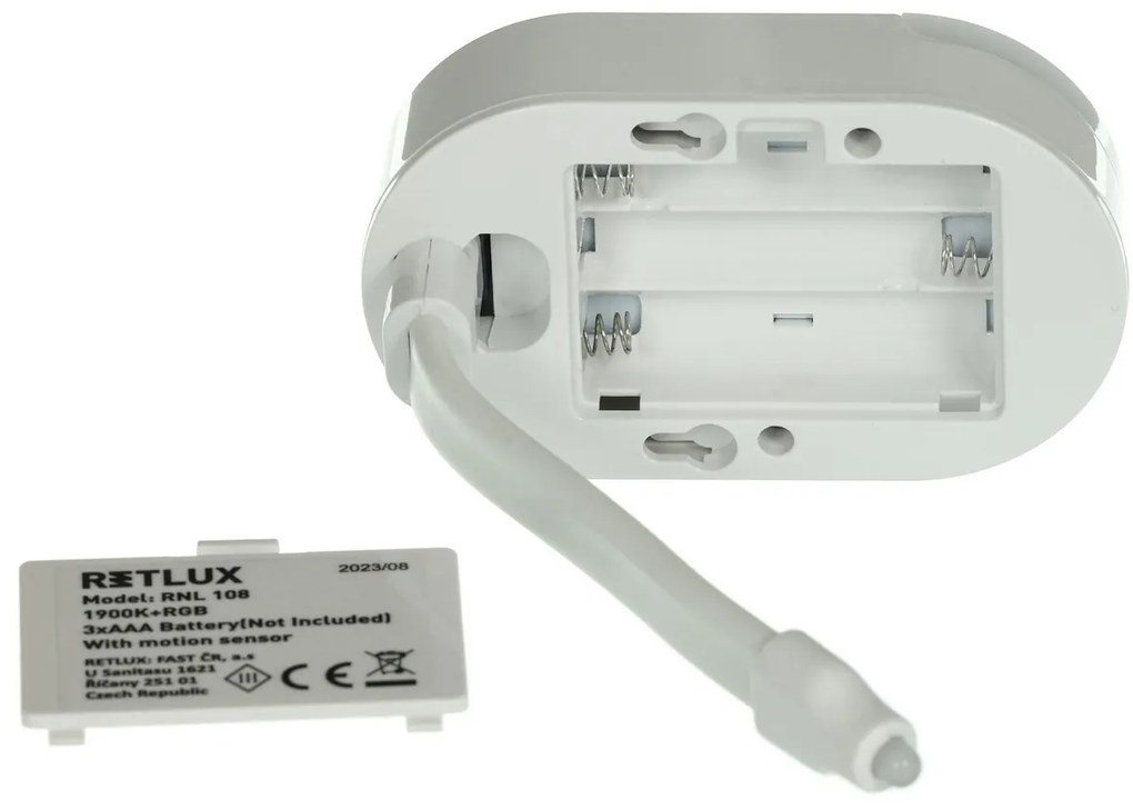 Retlux RNL 108 Nočné LED svetlo na toaletu, 5 lm