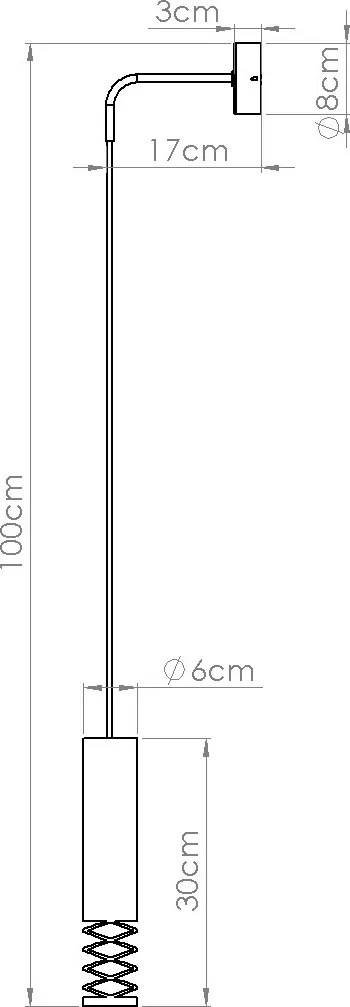 Nástenné svietidlo Lami, 1x biele kovové tienidlo