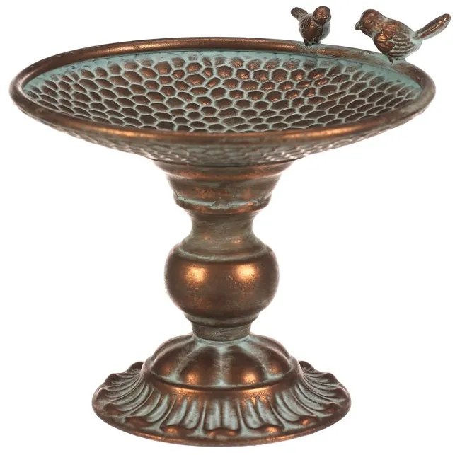 Autronic BONTEC Stojan kovový - 24 cm, aranžovací, s vtáčikmi, medený Farba: Medená