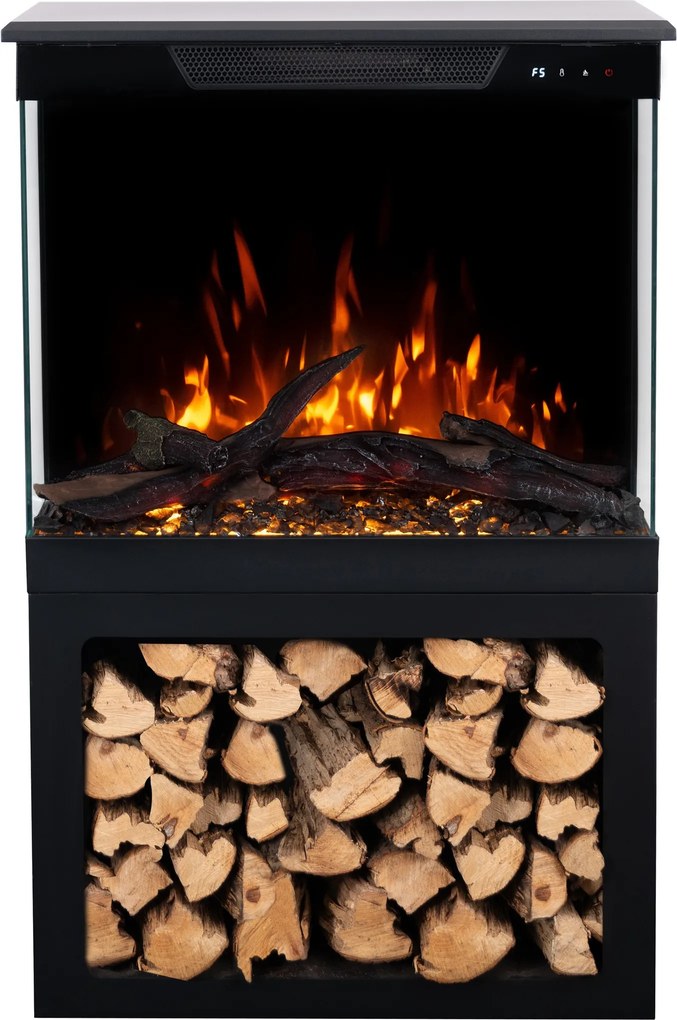 Elektrický krb Aflamo Tower 46 3D + Stand 750/1500 W