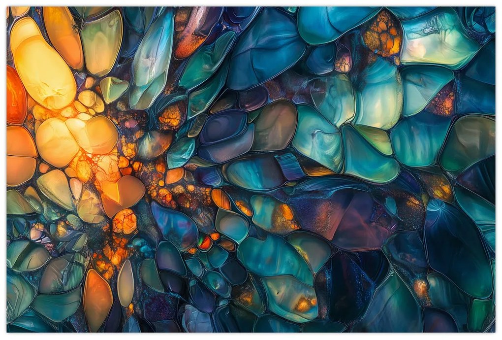 Obraz - Sklenená mozaika (90x60 cm)