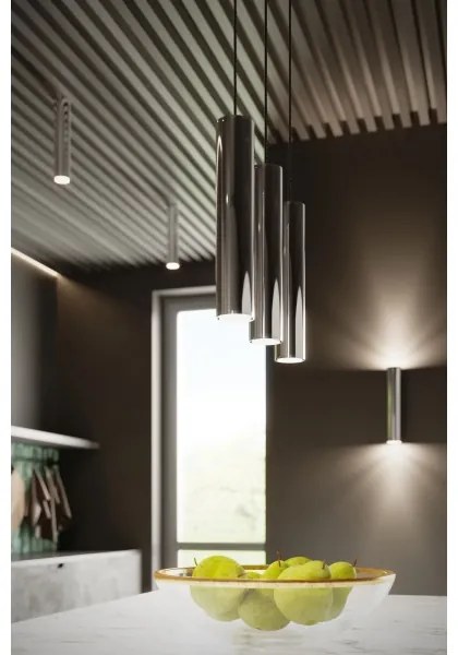 Sollux SL.1204 - Luster na lanku LAGOS 1xGU10/10W/230V chróm