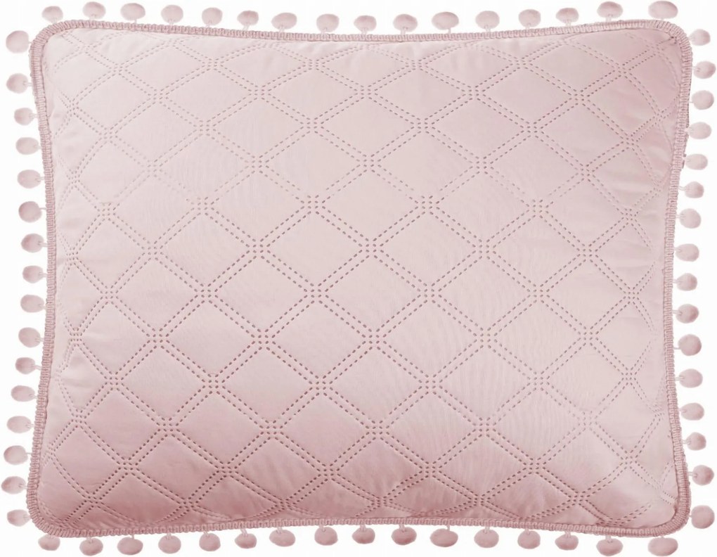 Obliečka na vankúš POMPOO púdrová Rozmer: 50x70 cm