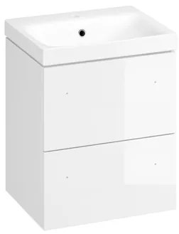 Cersanit Medley kúpeľňová skrinka s umývadlom 50x59x40 cm biela lesk S801-353-DSM