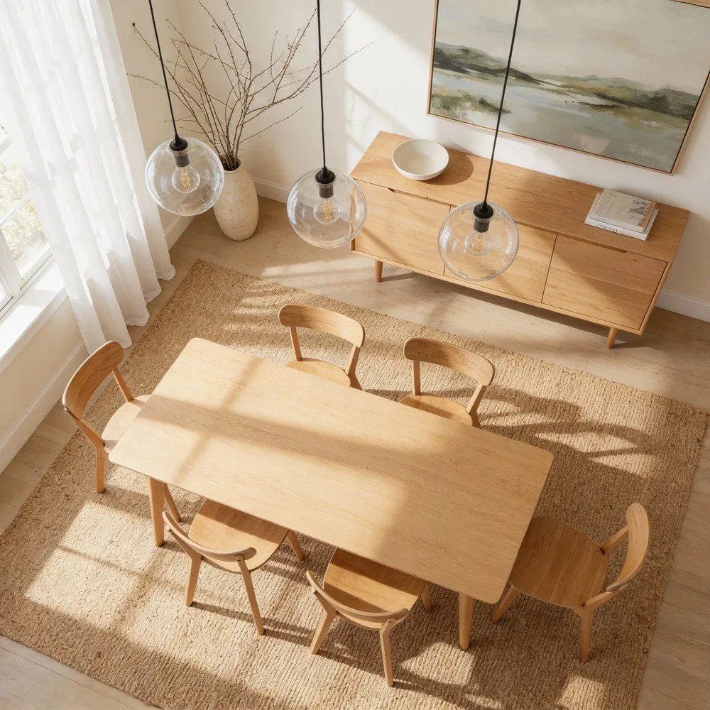 Jedálenské stoličky v dekore duba Roxby - Actona