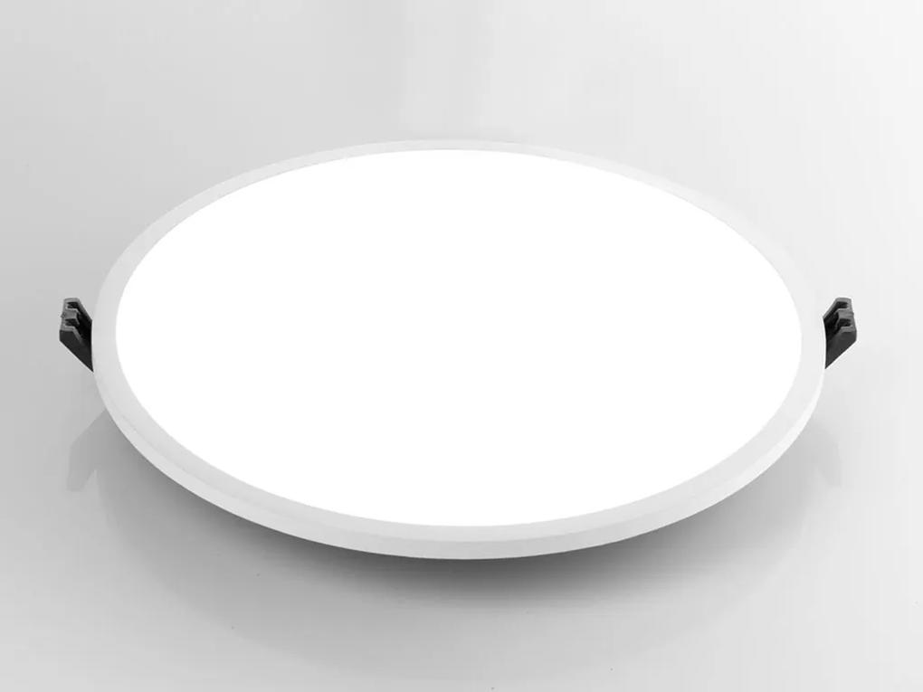 LED2 Zápustné kúpeľňové bodové LED osvetlenie SLIM, 6W, teplá biela, okrúhle, biele, IP43