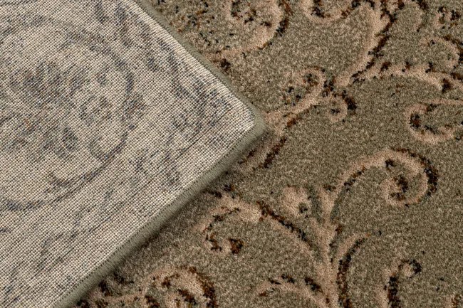 Koberec OMEGA LUMIER koniak hnedý / zelený