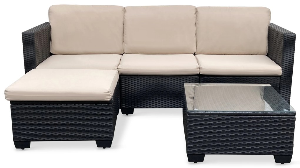 Noela Záhradná rohová sedacia súprava Amy