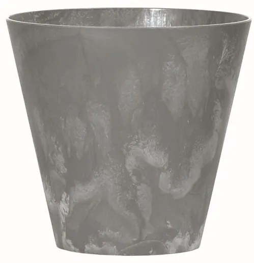 Prosperplast Kvetináč Tubus Small Oval sivý, varianta 30 cm