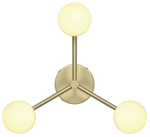 Nordlux - Prisadený luster CONTINA 3xG9/5W/230V mosadz