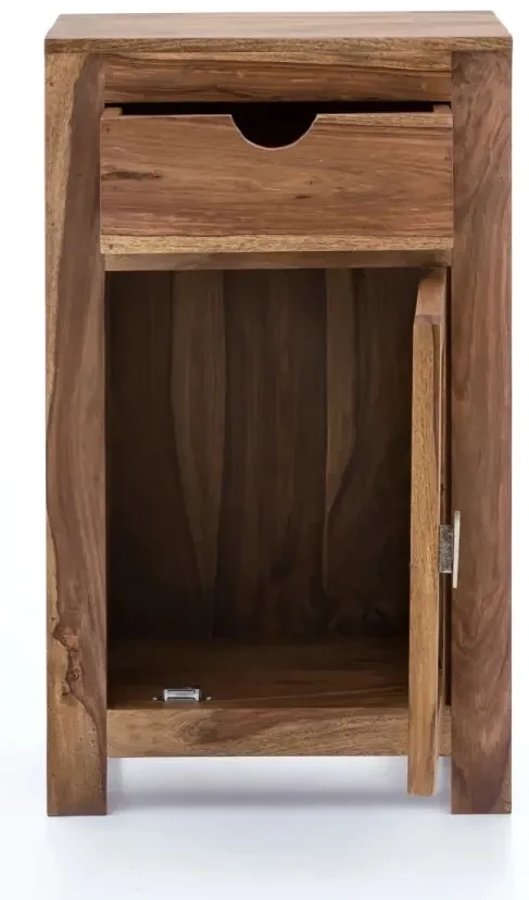 furniture-nabytek.cz - Masívny kúpeľňový set Lagos, 5-dielny, lakovaný palisander, hnedý