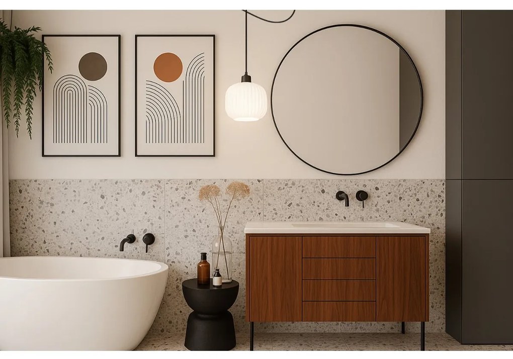 Závesné svietidlo Riffle Spider 2, 1x biele sklenené tienidlo, b