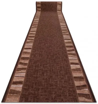 Protišmykový behúň LINEA hnedý