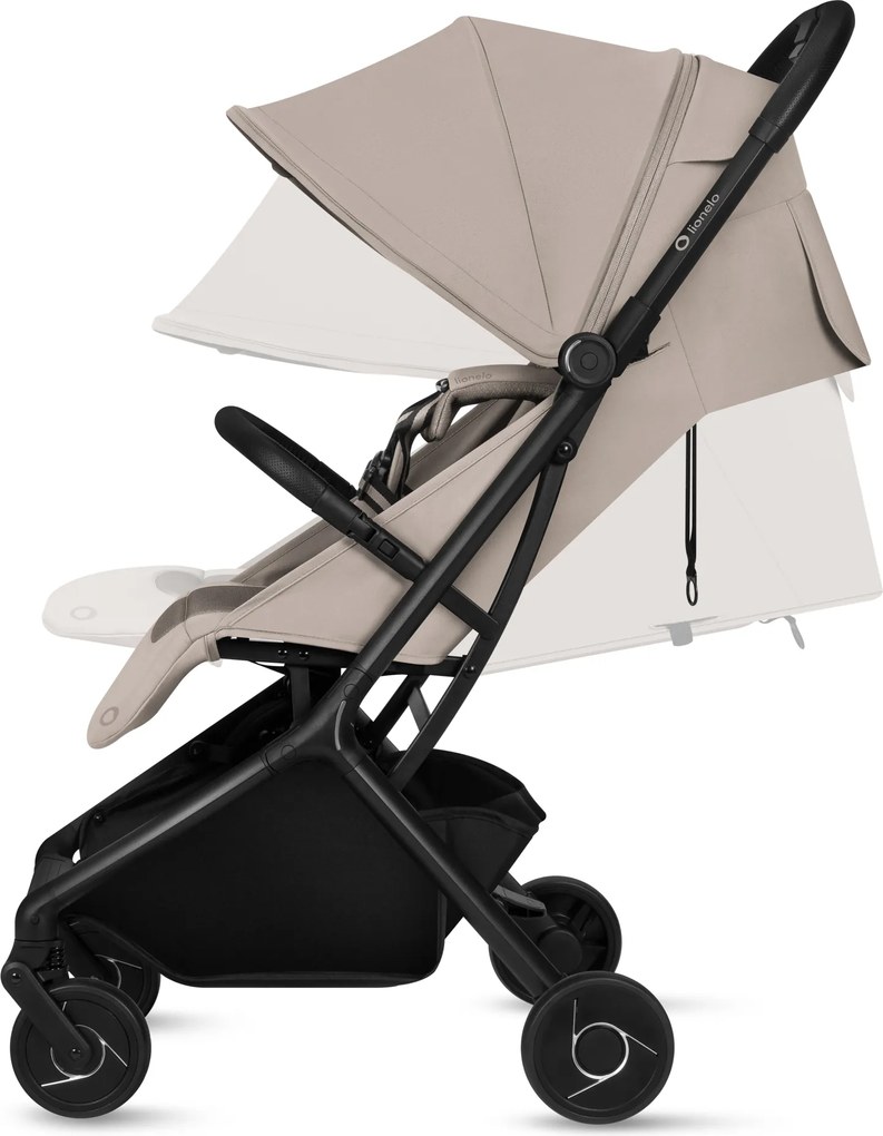 Lionelo SIA Ľahký športový kočík do lietadla Farba: Beige Taupe