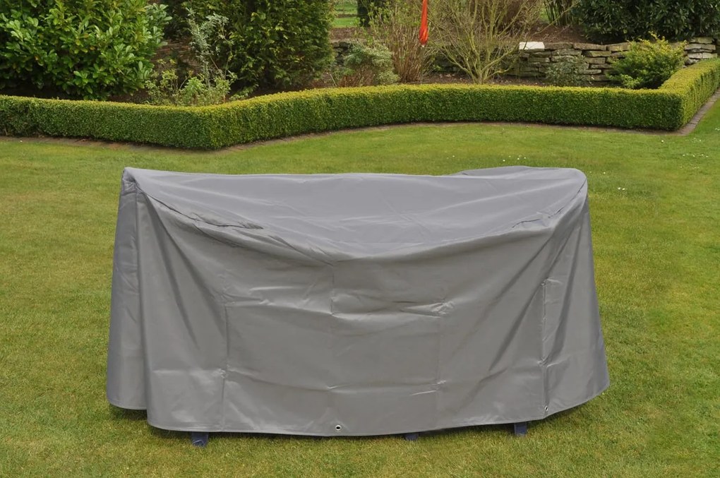 Ochranný obal na záhradný nábytok, sivý, 155 x 95 x 75 cm