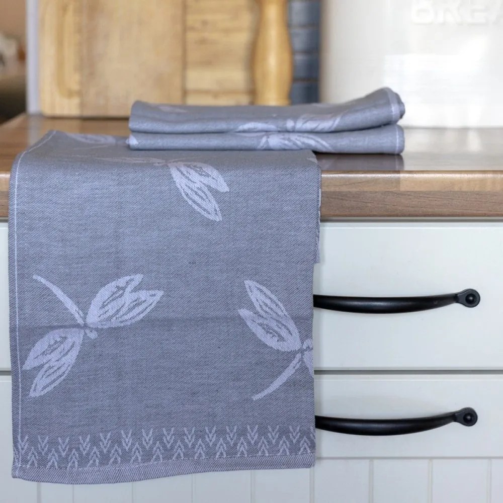 Polášek Utierka Egypt s motívom – 3 ks - č. 96 | Modrá / vážky