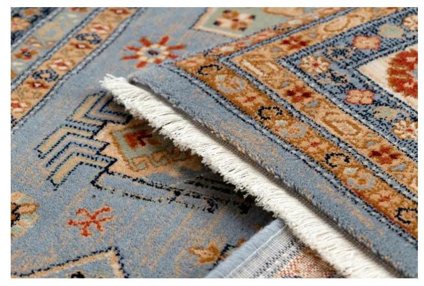 Vlnený kusový koberec Surat modrý 300x380cm
