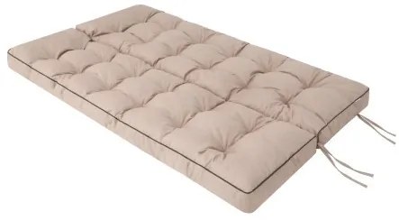 Vankúš na záhradnú hojdačku POLA 120 cm béžový ekolen