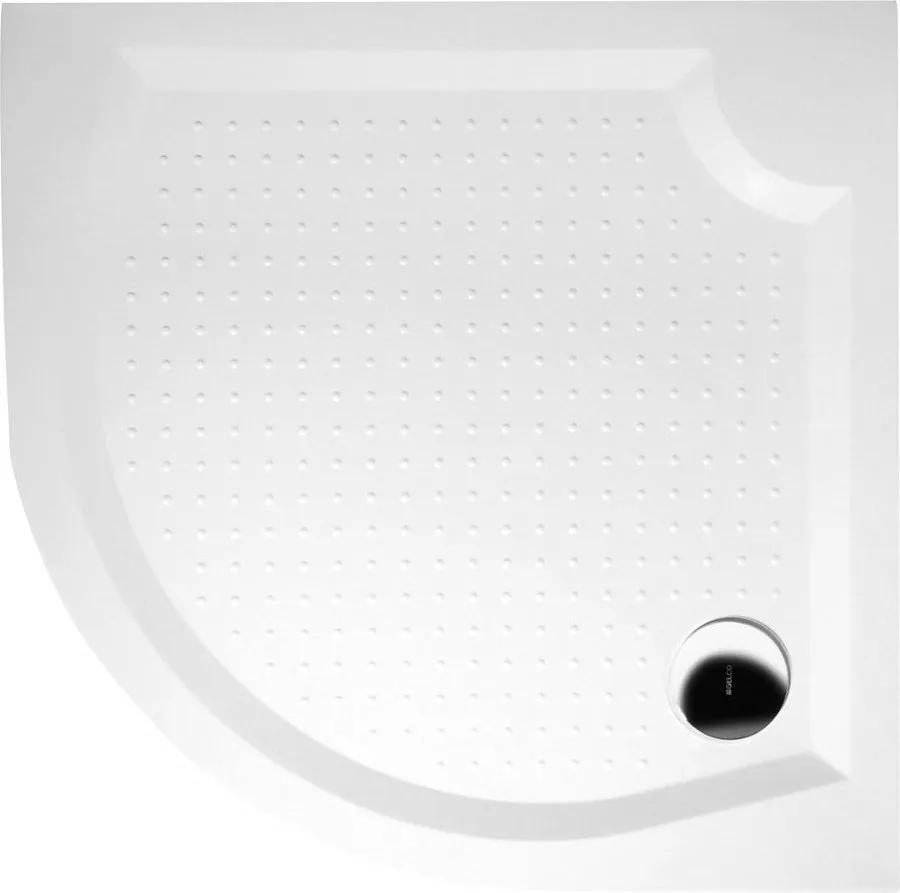 GELCO - VIVA100 sprchová vanička z liateho mramoru, štvrťkruh 100x100x4cm, R550 (GV551)