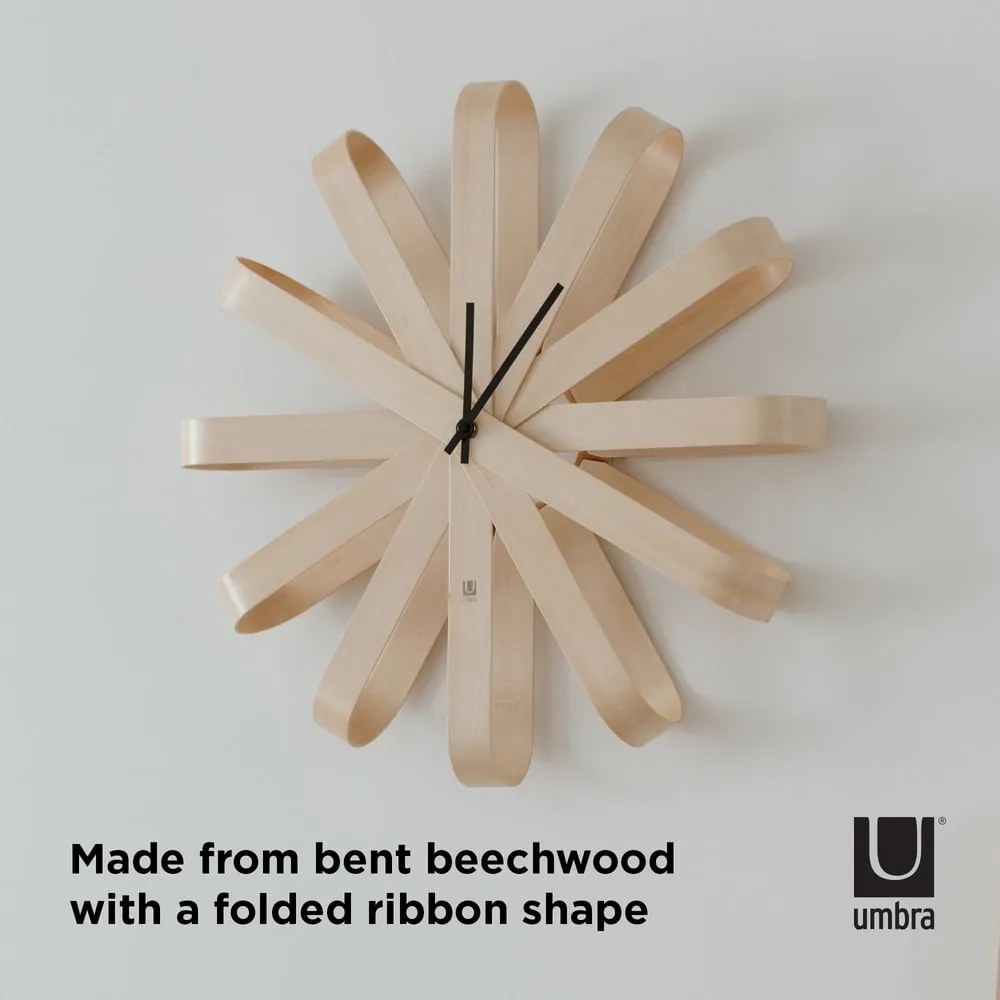 Nástenné hodiny ø 51 cm Ribbonwood – Umbra