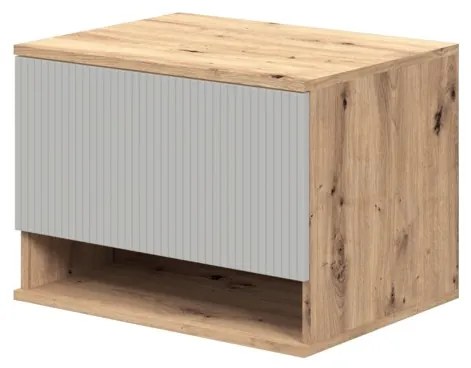 Skrinka pod umývadlo Pulcro 60 cm, krémová / dub artisan