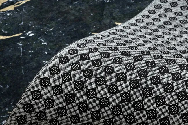 Protišmykový behúň LOTUS GALACTIC 9523 čierny / zlatý