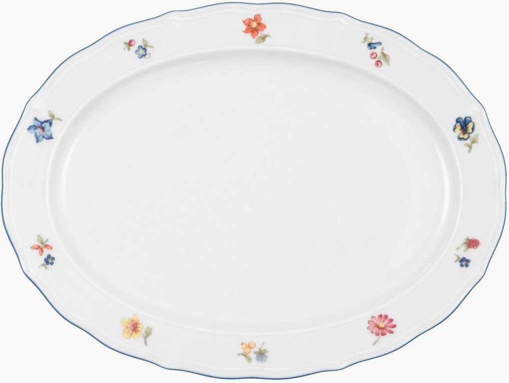 Porcelánový oválny servírovací tanier Sonate Nostalgia