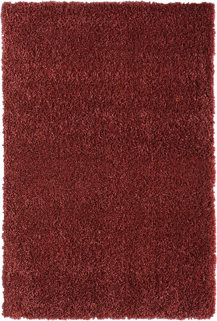 My Flair, Kusový koberec My Shaggy weinrot, 200x290, červená, chodba / predsieň