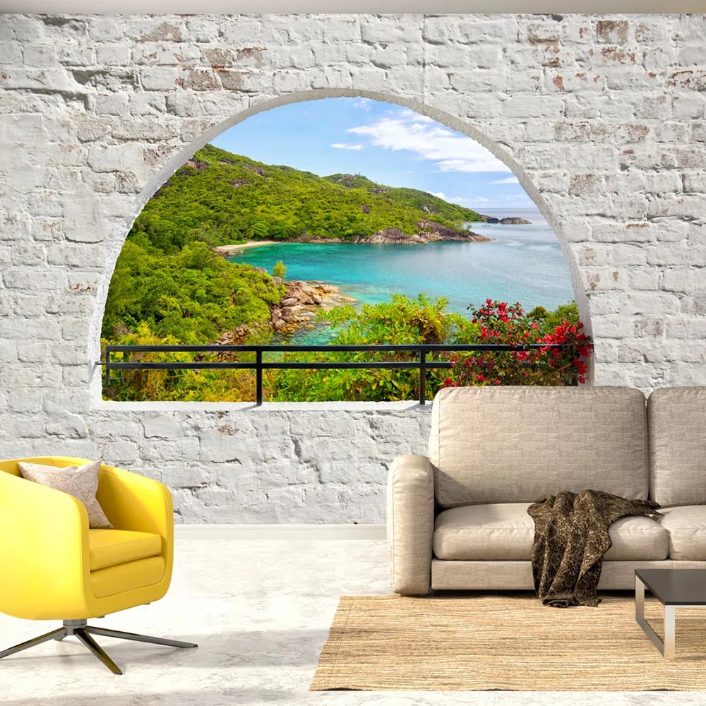 Artgeist Fototapeta - Emerald Island Veľkosť: 200x140, Verzia: Premium