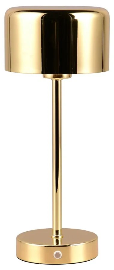 LED stmievateľná stolová lampa v zlatej farbe (výška 30 cm) Jeff – Reality