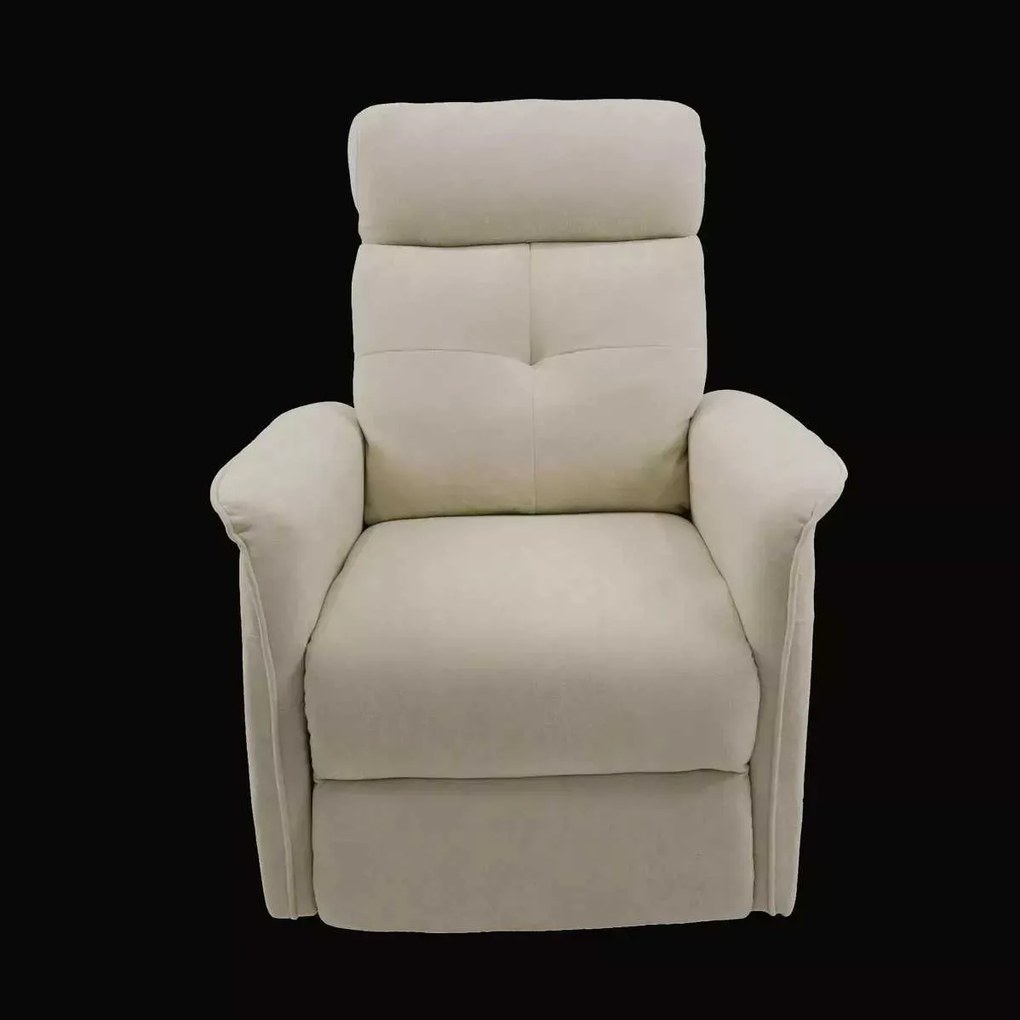 LuxuryForm DESIGN TV kreslo PEGAS s elektrickým polohovaním, masážou a výklopom - béžové