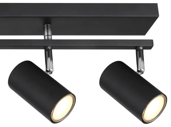 Globo 57911-5B - Bodové svietidlo ROBBY 5xGU10/35W/230V čierna