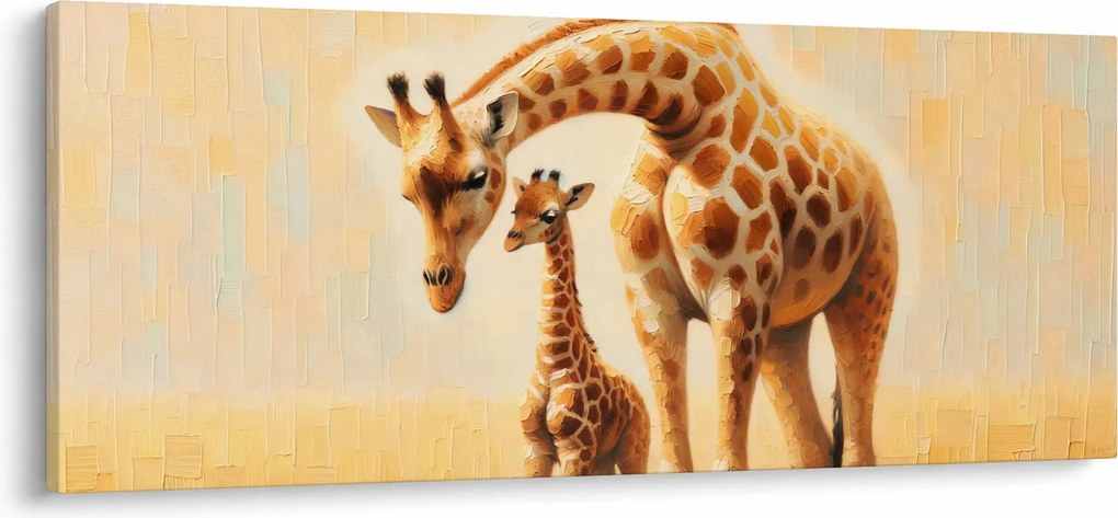 Obraz - Žirafy (120x50 cm)