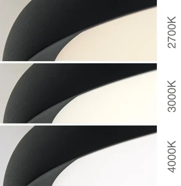 Orion - LED stropné svietidlo KANT LED/30W/230V 2700/3000/4000K pr. 40 cm čierna